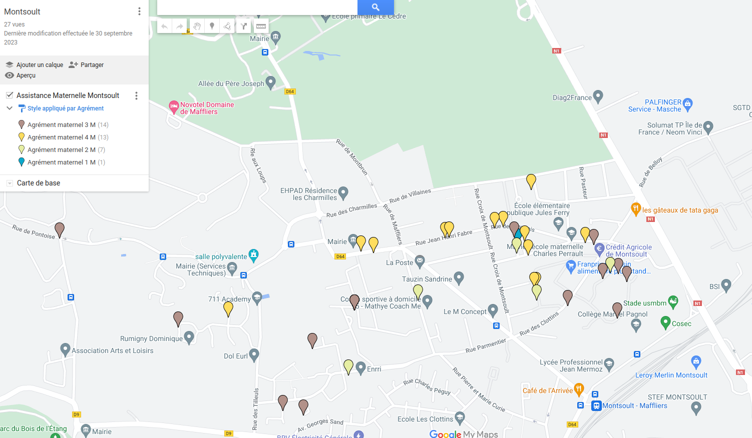 Choisir sa nounou grâce à Gmaps